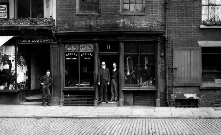 About Us - Historic Photo of Booths Music