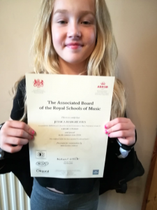 Jessica grade 2 Achievement Pic