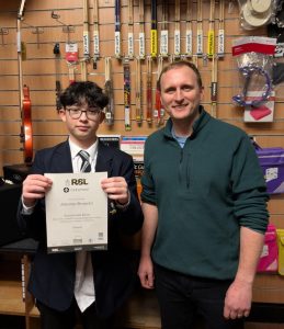 Antonio Drum Lessons Achievement