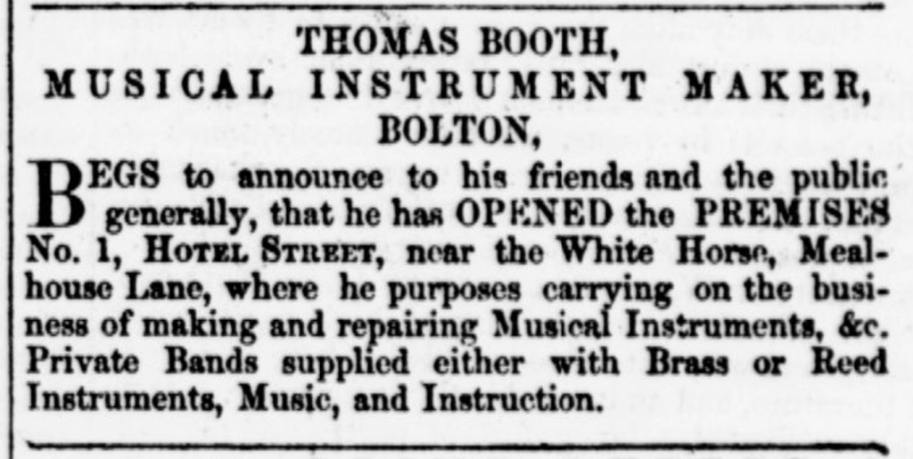 our History - Thomas Booth Opens on Hotel Street